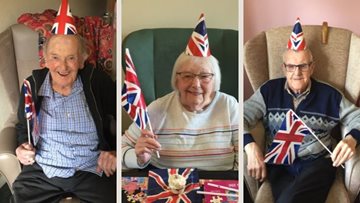 VE day celebrations at Scunthorpe care home